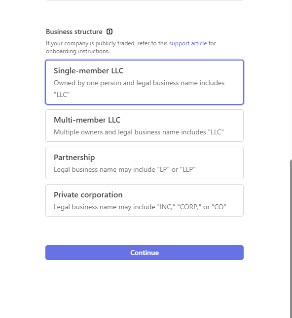 Business structure