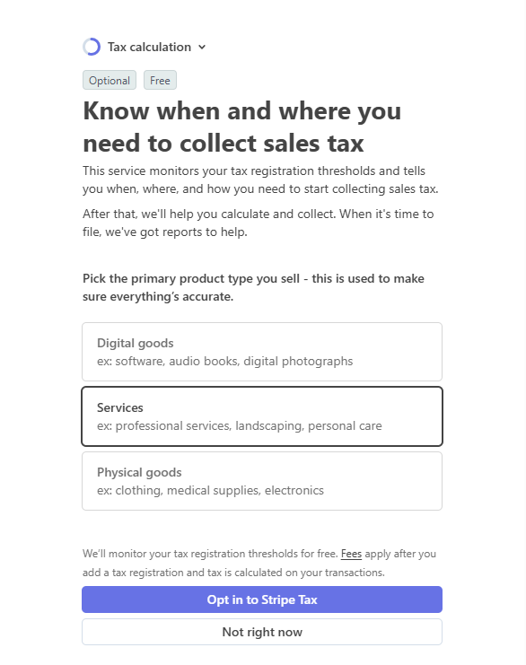Stripe Tax